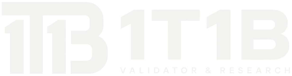 1T1B — Validator & Research
